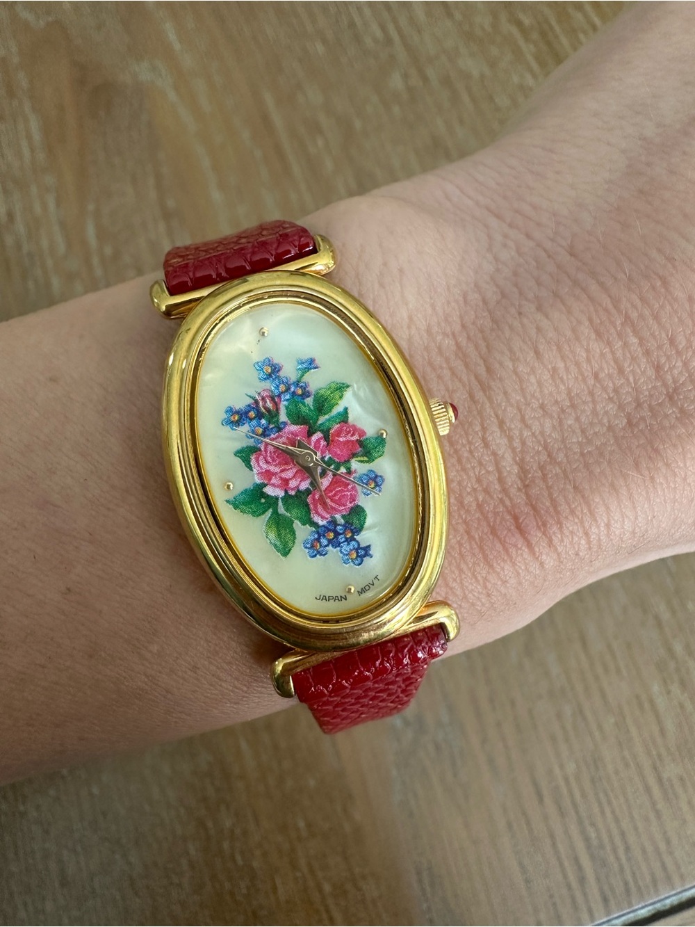 Vintage Floral Avon Watch